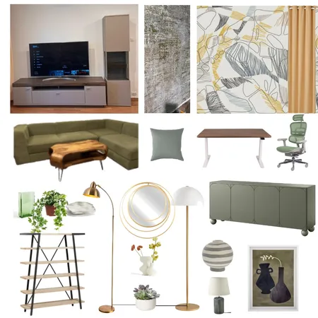 Laura Living room v3-2 bic Interior Design Mood Board by Designful.ro on Style Sourcebook