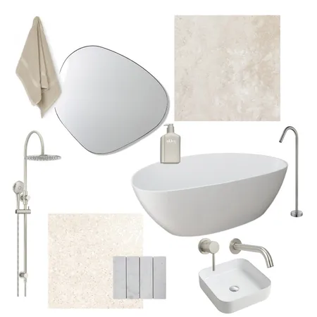 Main Bathroom Interior Design Mood Board by embreyelise@gmail.com on Style Sourcebook