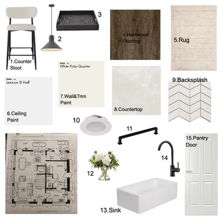 kitchen Interior Design Mood Board by kr257701