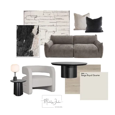 Grey living room Interior Design Mood Board by Maddy Jade Interiors on Style Sourcebook
