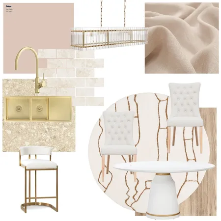 glam kitchen/dining room Interior Design Mood Board by brianna sardinha on Style Sourcebook