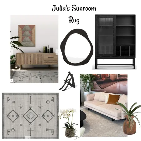 Julia rug Sunroom Interior Design Mood Board by Style by Sisters on Style Sourcebook