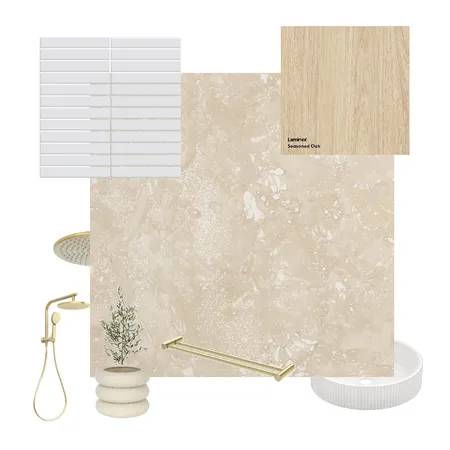 Blanke En-suite Bathroom Interior Design Mood Board by Kristy Blanke on Style Sourcebook