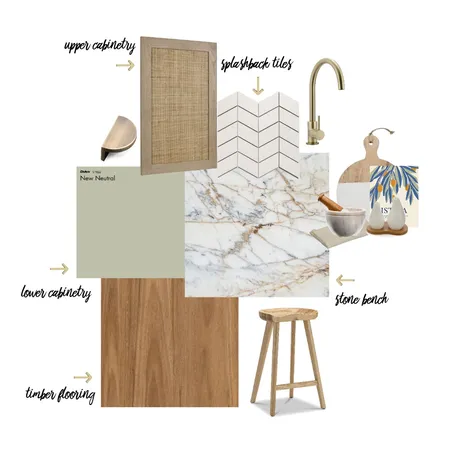 Kitchen Material Board Interior Design Mood Board by Look Styling Co. on Style Sourcebook