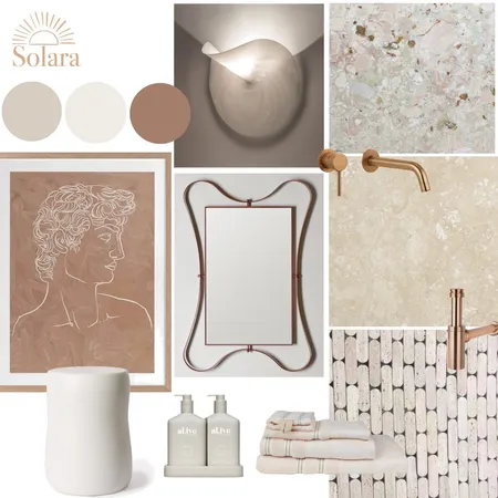 Solara - Powder Room down stairs Interior Design Mood Board by Sage & Cove Interiors on Style Sourcebook