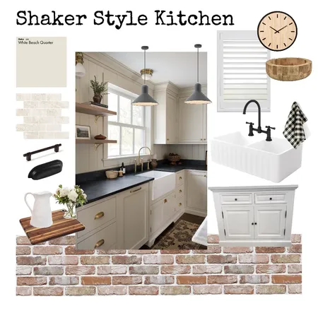 Shaker Style Kitchen Interior Design Mood Board by Ladybird on Style Sourcebook