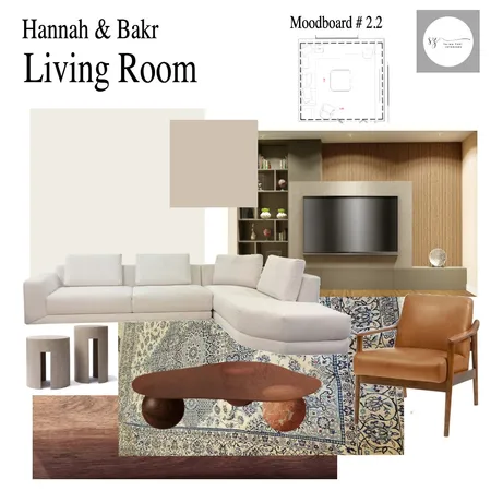H&B Living Room Moodboard # 2.2 Interior Design Mood Board by Cammi & Co. on Style Sourcebook