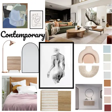 Updated Contemporary Interior Design Mood Board by K Designs on Style Sourcebook
