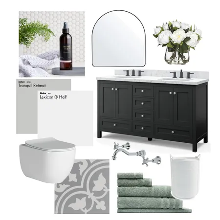 Powder room Interior Design Mood Board by Botanic Interiors on Style Sourcebook