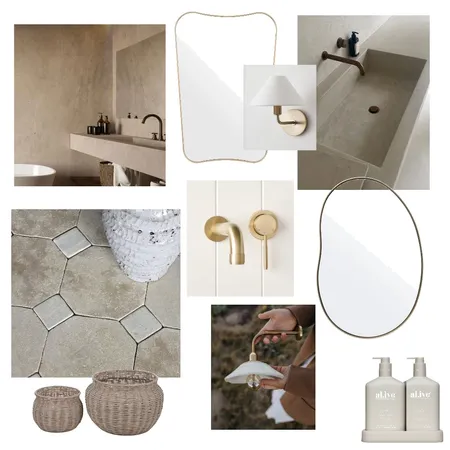 Powder room Interior Design Mood Board by Bechammond on Style Sourcebook