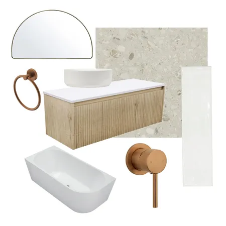 DELLACA BATHROOM Interior Design Mood Board by Michelle HE