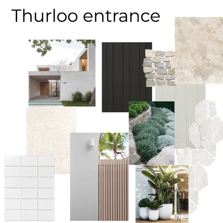 Thurloo Entrance Interior Design Mood Board by Danielle