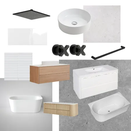 Family Bathroom Interior Design Mood Board by Tarls on Style Sourcebook