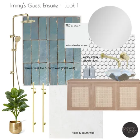 Immy's Guest Ensuite - Look 1 Interior Design Mood Board by Metric Interiors By Kylie on Style Sourcebook