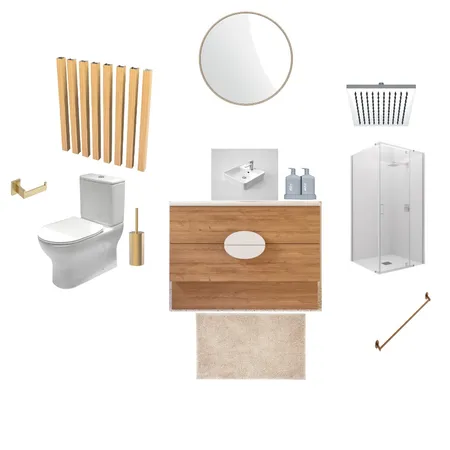 Guest Bathroom Sample Board Interior Design Mood Board by Fufuliciousdesigns on Style Sourcebook