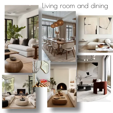 Living and dining room inspiration Interior Design Mood Board by Alanascafetta on Style Sourcebook