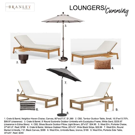 Chaise Loungers M Cumming Interior Design Mood Board by Cindy S on Style Sourcebook