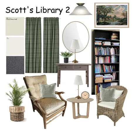 Scott's Library 2 Interior Design Mood Board by Ladybird on Style Sourcebook