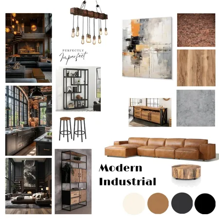 Modern Industrial Interior Design Mood Board by june.g on Style Sourcebook