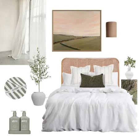 Coastal Bedroom Interior Design Mood Board by Vienna Rose Interiors on Style Sourcebook