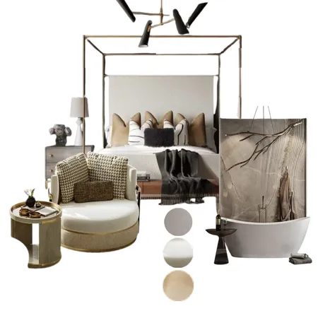 BEDROOM Interior Design Mood Board by lykita sarda on Style Sourcebook