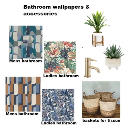 bathroom Interior Design Mood Board by DECOR wALLPAPERS AND INTERIORS on Style Sourcebook