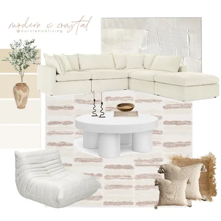 living | modern x coastal Interior Design Mood Board by our vienna living