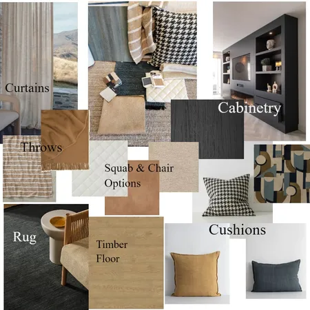 McLeod living Room Scheme Interior Design Mood Board by JJID Interiors on Style Sourcebook
