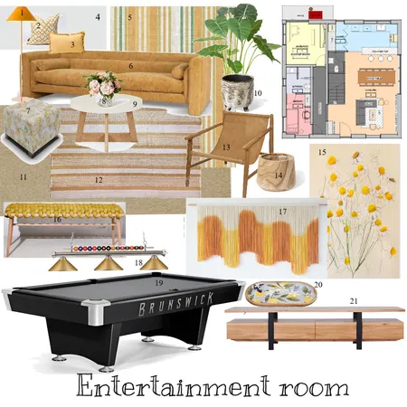entertainment room sample board Interior Design Mood Board by mehak dada on Style Sourcebook