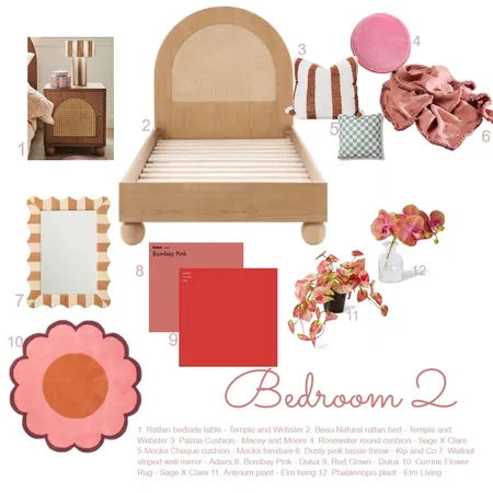Bedroom 2 Interior Design Mood Board by laradehaan on Style Sourcebook