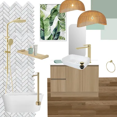 Coastal Bathroom Interior Design Mood Board by Amber on Style Sourcebook