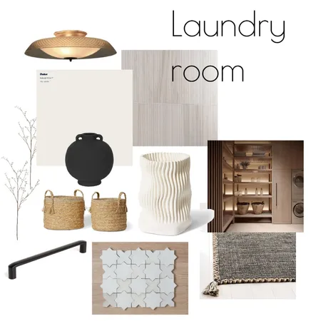 Neutral laundry room Interior Design Mood Board by InDwelling on Style Sourcebook
