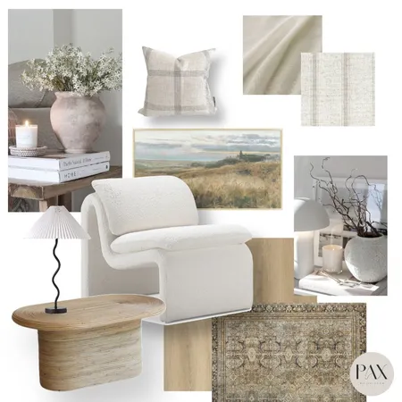 Neutral living Interior Design Mood Board by PAX Interior Design on Style Sourcebook