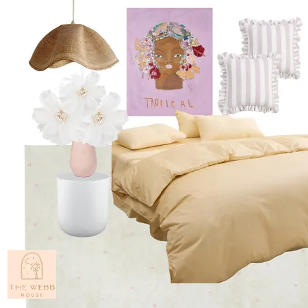 Girl's Room Interior Design Mood Board by The Webb House on Style Sourcebook