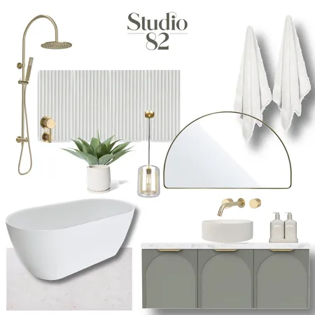 Bathroom Concept Interior Design Mood Board by Studio 82 Interior Design on Style Sourcebook