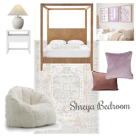 Shreya Bedroom Interior Design Mood Board by Carla Dunn Interiors on Style Sourcebook