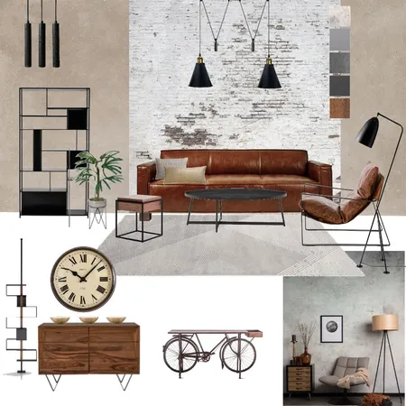 industrial Interior Design Mood Board by Sanaztorbati2016@gmail.com on Style Sourcebook