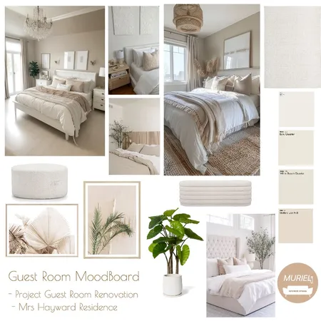 guest bedroom Interior Design Mood Board by MurielHayward on Style Sourcebook