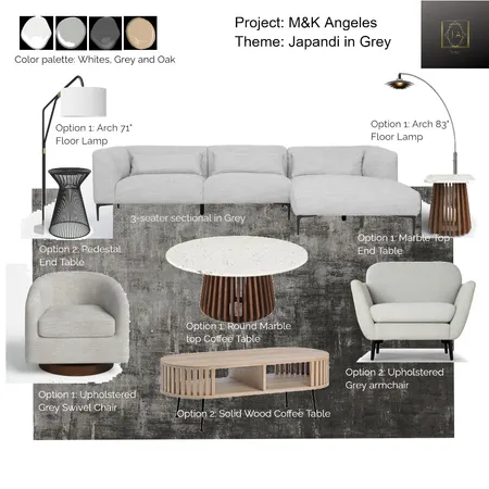 Project: M&K Angeles - Japandi in Grey Interior Design Mood Board by J|A Designs on Style Sourcebook