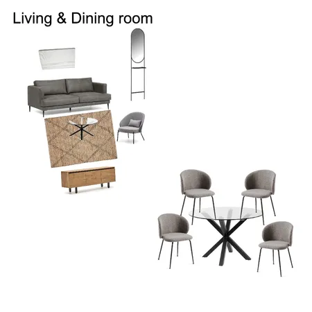 Living & Dining Room 1Bedroom LD00582010 Interior Design Mood Board by marijke@kavehome.com.au on Style Sourcebook