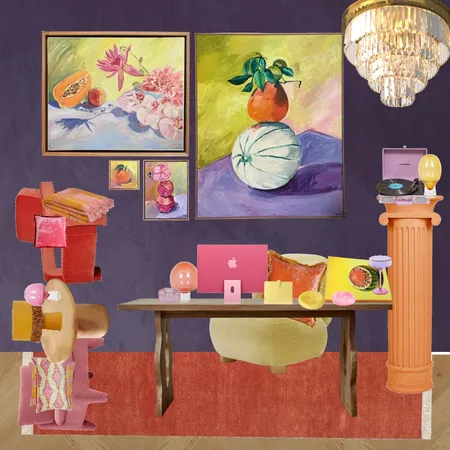Moody Library Interior Design Mood Board by dl2407 on Style Sourcebook