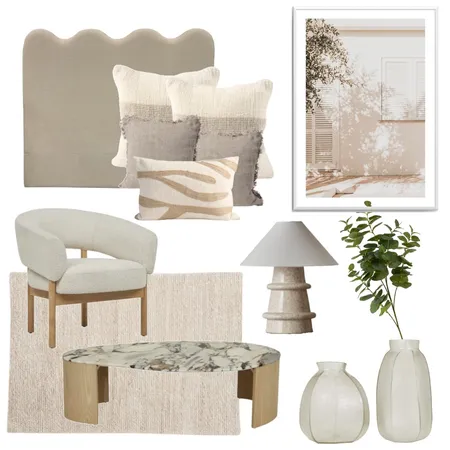 Beige Interior Design Mood Board by Casa Rae Styling & Design on Style Sourcebook