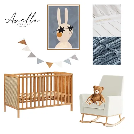 Nursery - Boy Interior Design Mood Board by Avella Interiors on Style Sourcebook