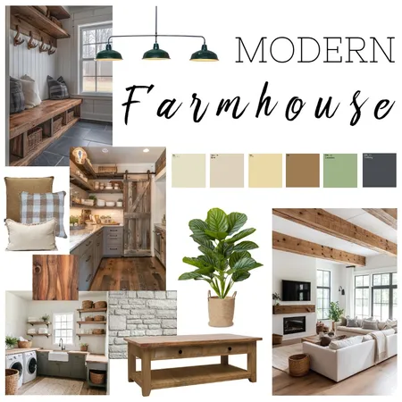 modern farmhouse design style Interior Design Mood Board by Morgan Jenna Interiors on Style Sourcebook