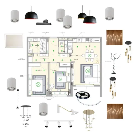 lightning Interior Design Mood Board by scherzo on Style Sourcebook