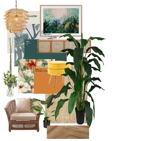 tropical Interior Design Mood Board by Zumrah Jawne on Style Sourcebook