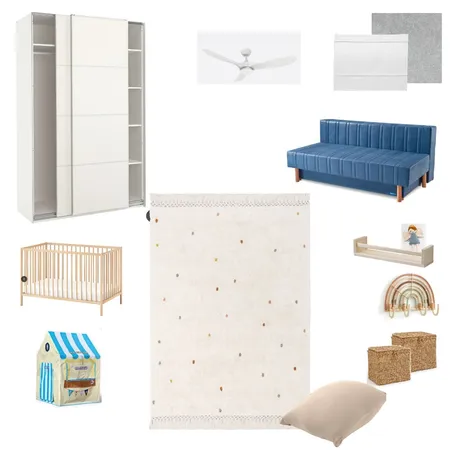 החדר של רני Interior Design Mood Board by Lotem on Style Sourcebook