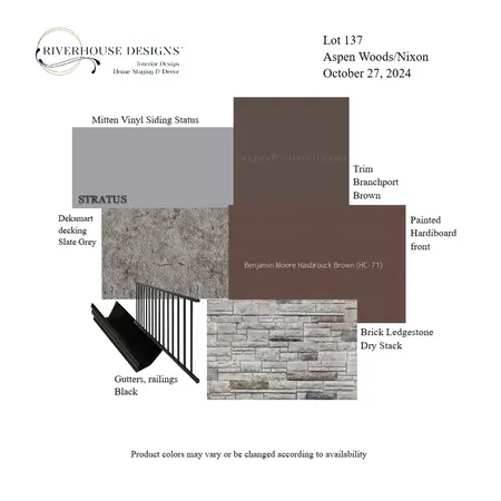 lot 137 Aspen Woods Interior Design Mood Board by Riverhouse Designs on Style Sourcebook