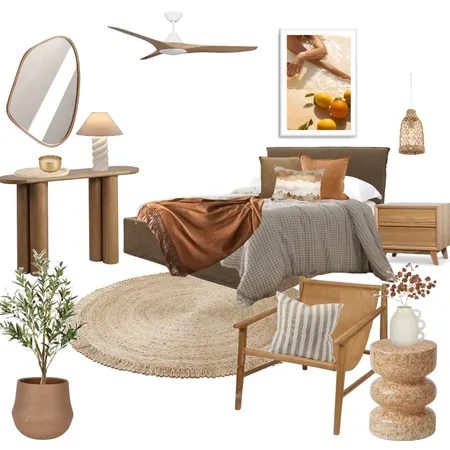 Mediterranean Bedroom Moodboard Interior Design Mood Board by Look Styling Co. on Style Sourcebook