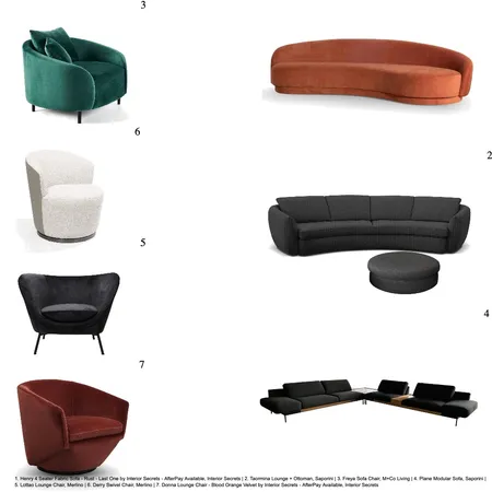 CHADSTONE 1-STUDIO CHAIRS Interior Design Mood Board by Cocoon_me on Style Sourcebook